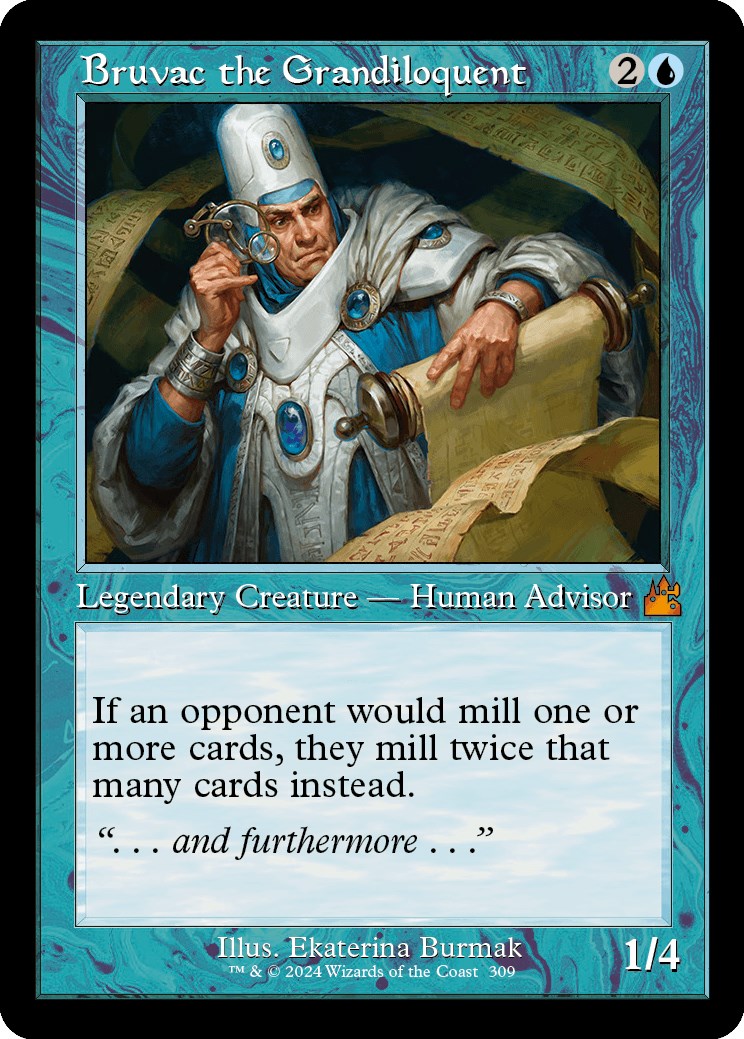 Bruvac the Grandiloquent Retro Frame