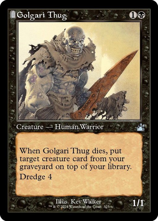 Golgari Thug Retro Frame