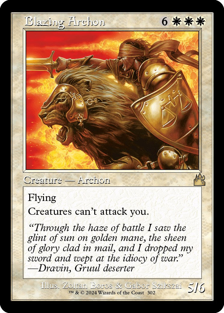 Blazing Archon Retro Frame