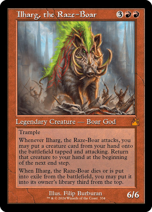 Ilharg the Raze Boar Retro Frame