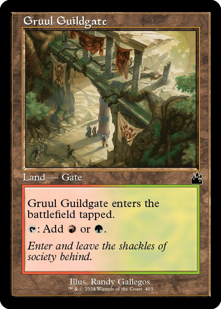 Gruul Guildgate Retro Frame