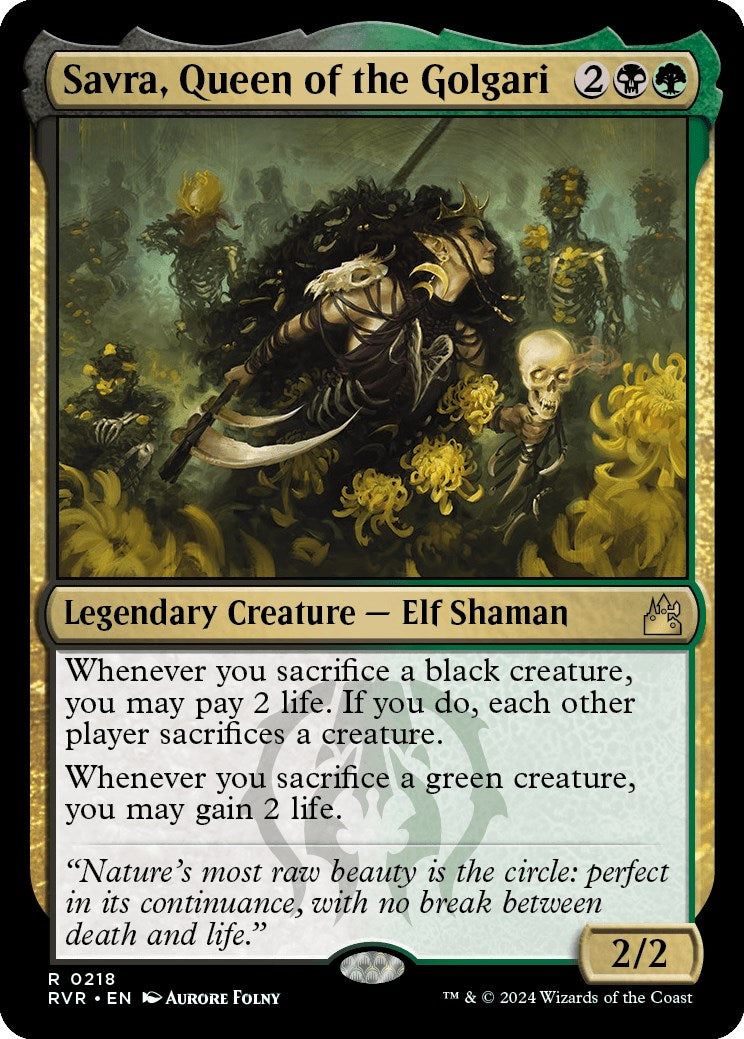 Savra Queen of the Golgari