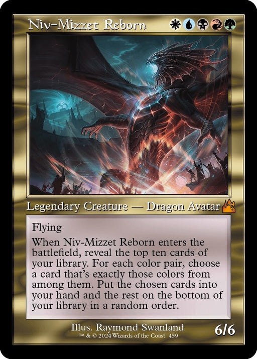 Niv-Mizzet Reborn (Retro Frame) - Ravnica Remastered #459 Magic: The Gathering card