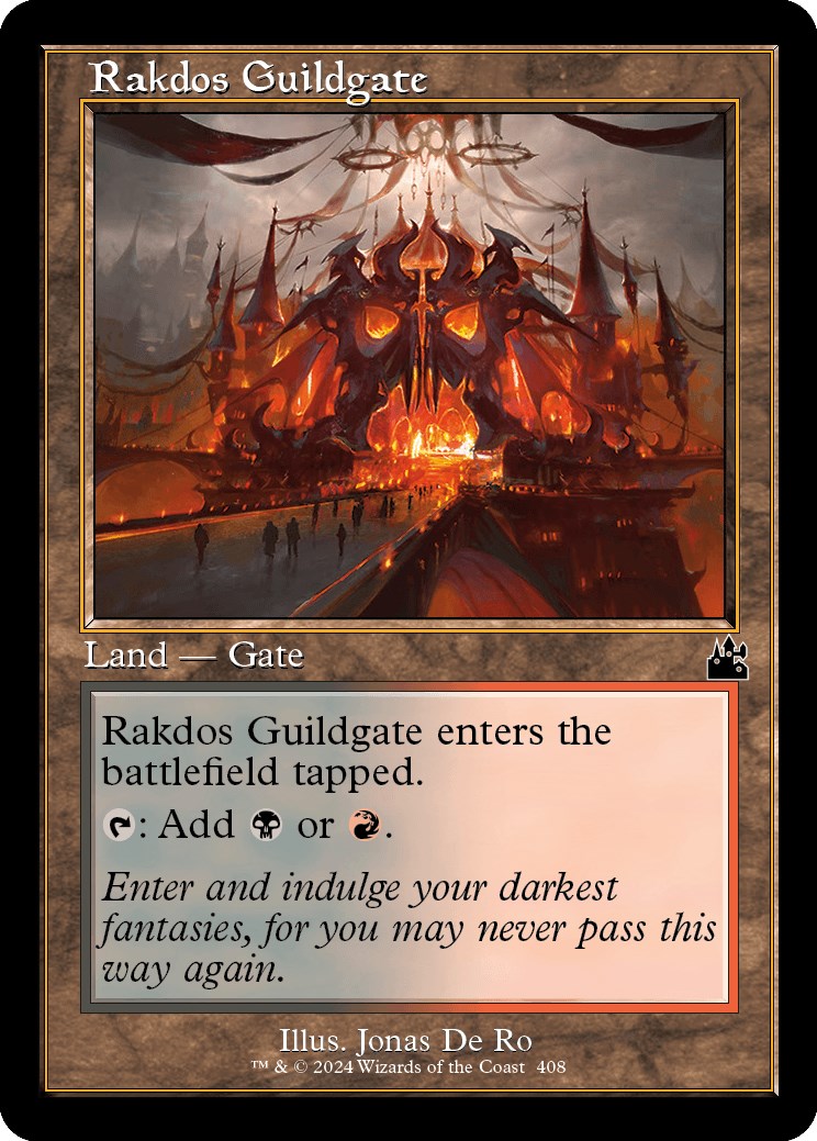 Rakdos Guildgate Retro Frame