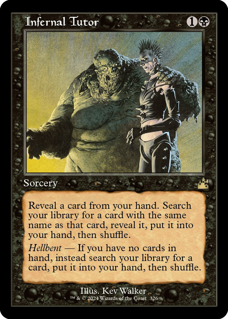 Infernal Tutor Retro Frame