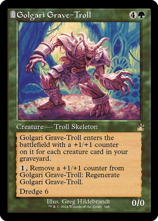 Golgari Grave Troll Retro Frame