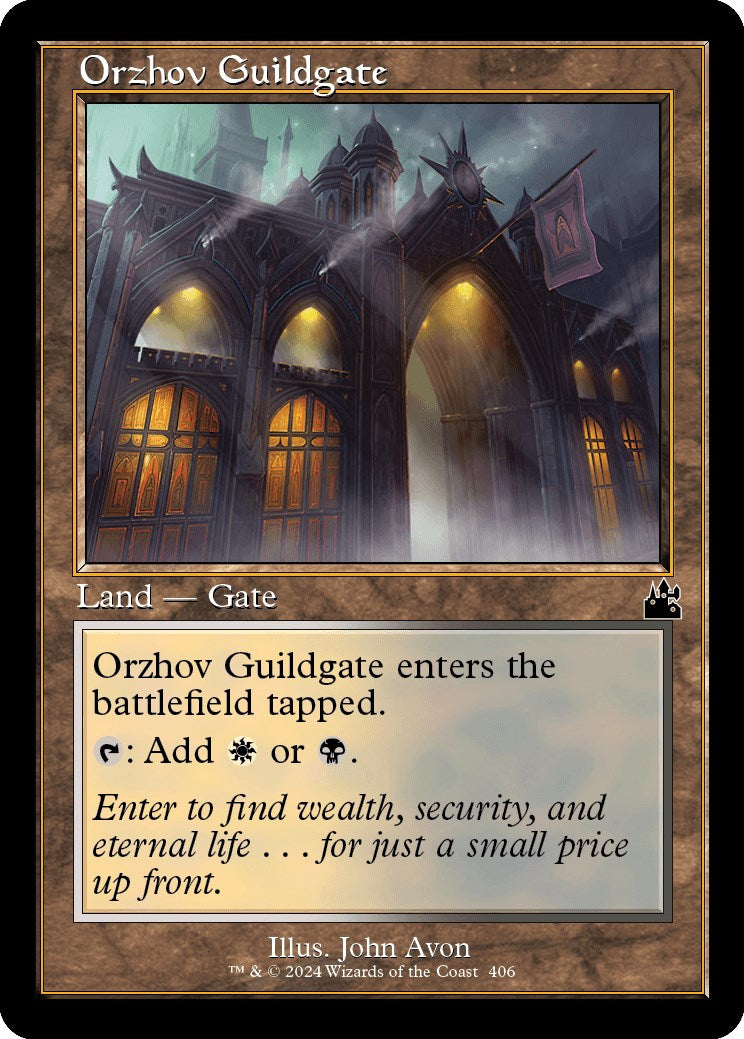 Orzhov Guildgate Retro Frame