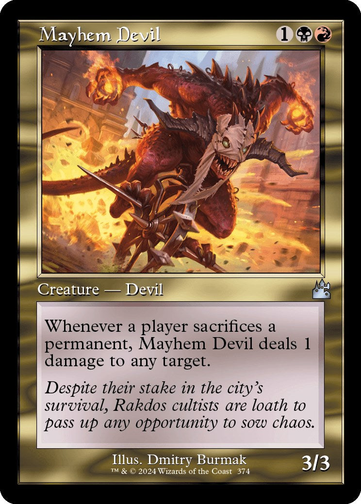 Mayhem Devil Retro Frame