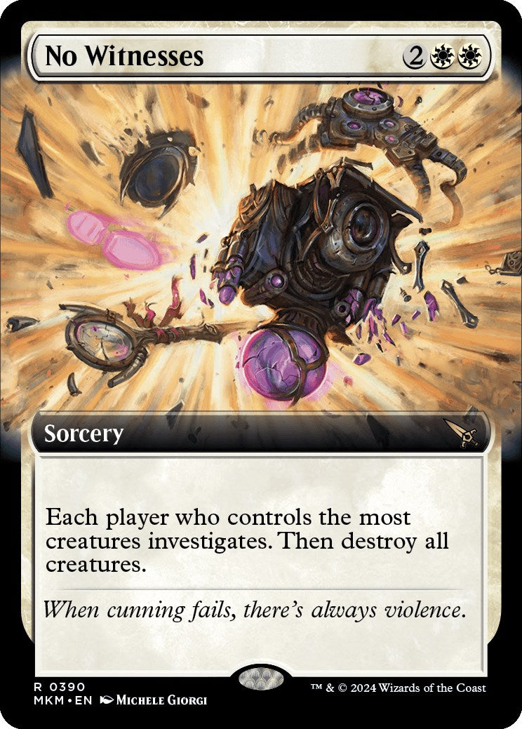 No Witnesses Extended Art