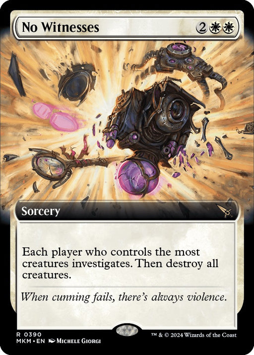 No Witnesses Extended Art