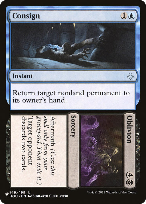 Consign Oblivion