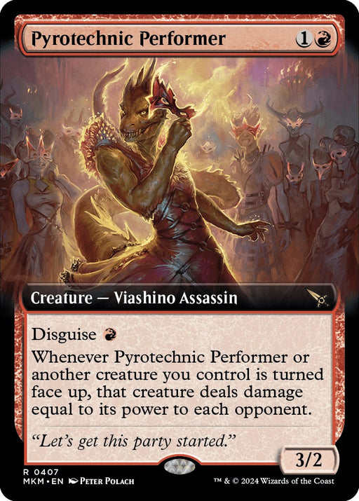 Pyrotechnic Performer Extended Art