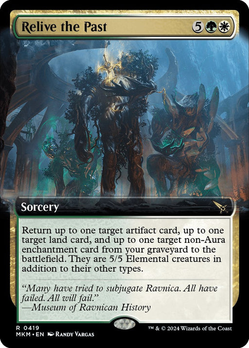 Relive the Past Extended Art