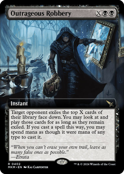 Outrageous Robbery Extended Art