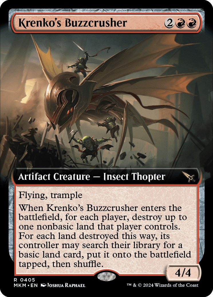 Krenkos Buzzcrusher Extended Art