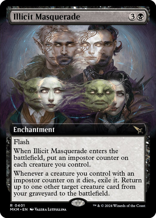 Illicit Masquerade Extended Art