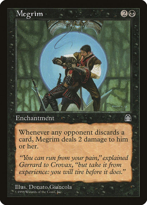 Megrim - Stronghold #62 Magic: The Gathering card