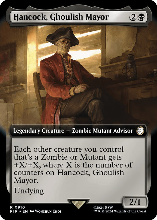 Hancock Ghoulish Mayor Extended Art Surge Foil