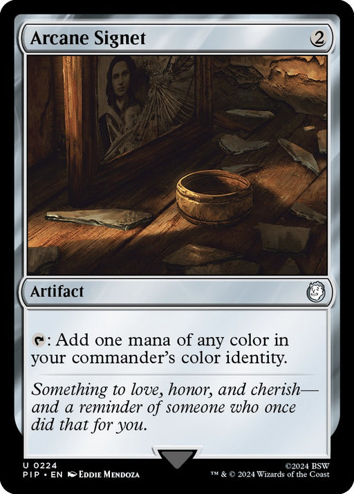 Arcane Signet - Universes Beyond: Fallout #224 Magic: The Gathering card