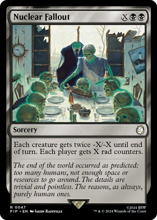 Nuclear Fallout - Universes Beyond: Fallout #47 Magic: The Gathering card