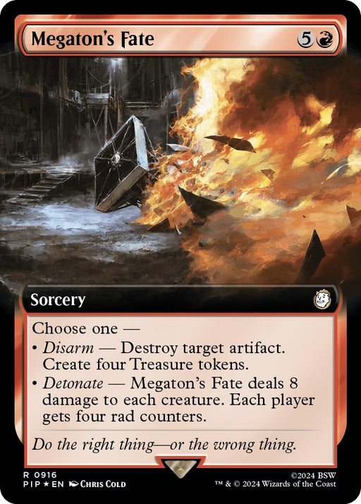 Megaton's Fate (Extended Art) (Surge Foil)