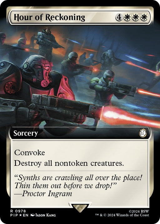 Hour of Reckoning (Extended Art) (Surge Foil)