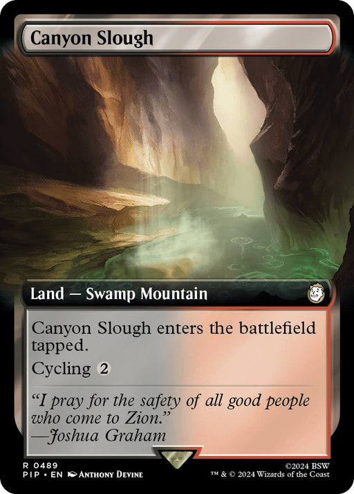 Canyon Slough Extended Art