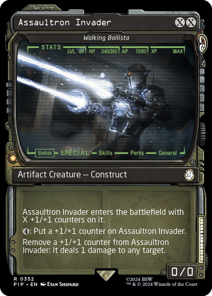 Assaultron Invader Walking Ballista Showcase
