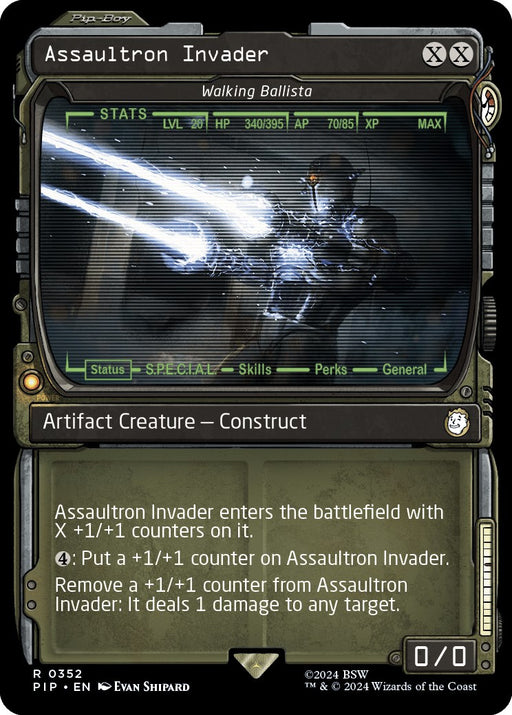 Assaultron Invader Walking Ballista Showcase