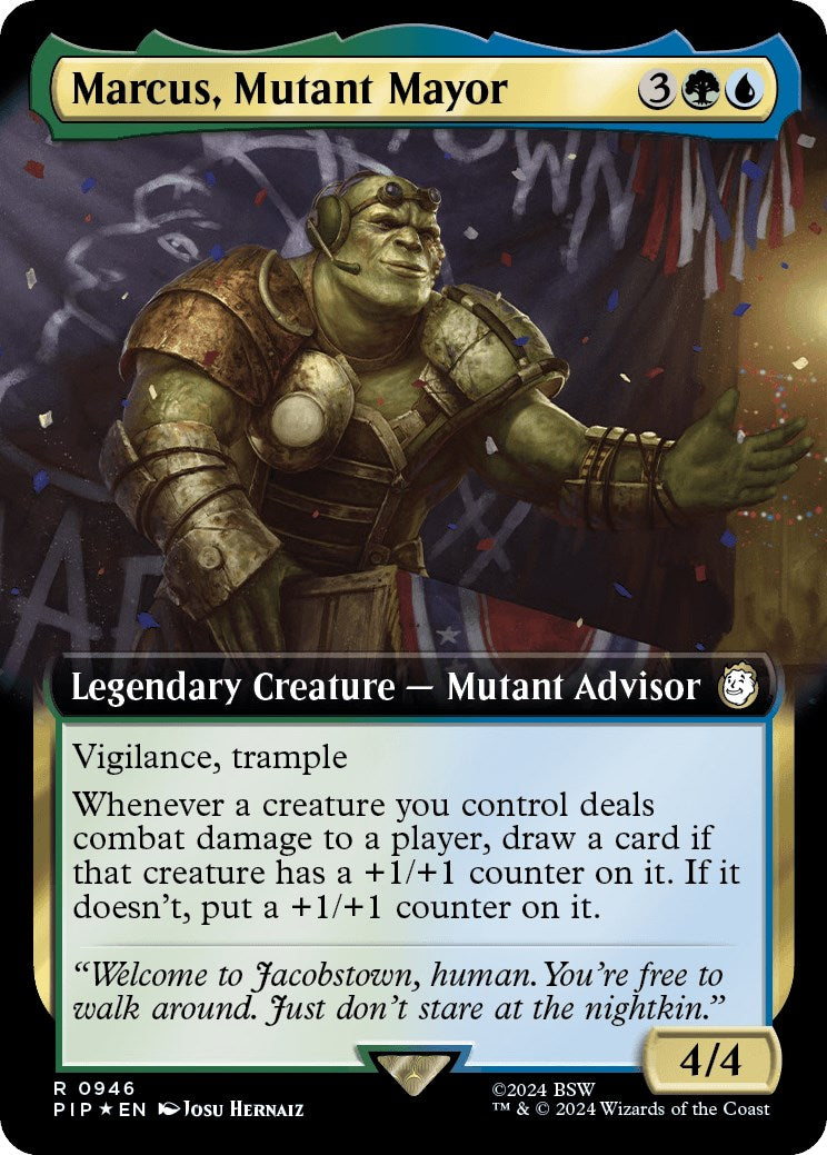 Marcus Mutant Mayor Extended Art Surge Foil