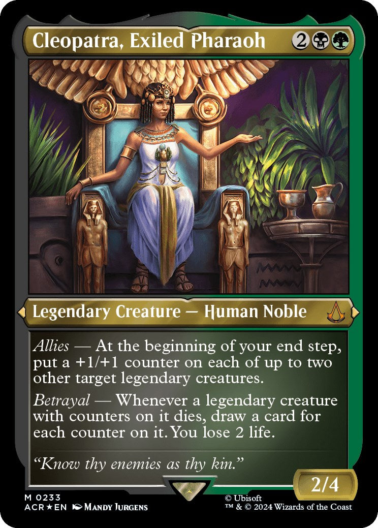 Cleopatra Exiled Pharaoh Foil Etched