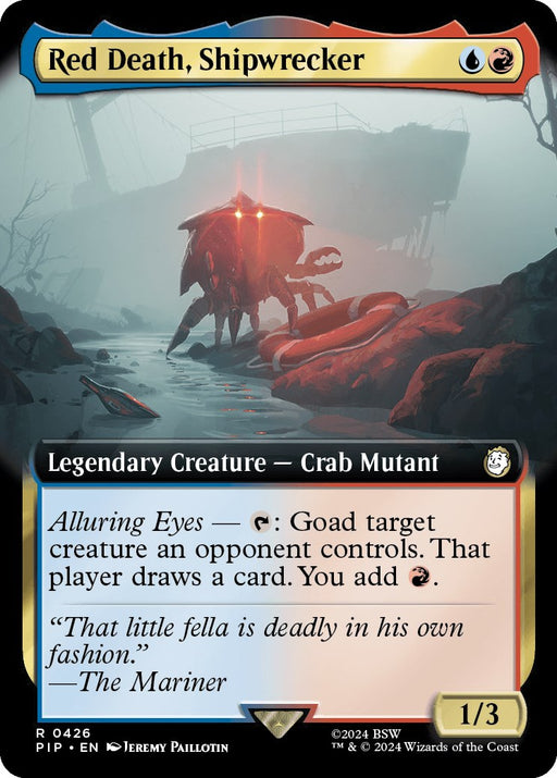 Red Death Shipwrecker Extended Art