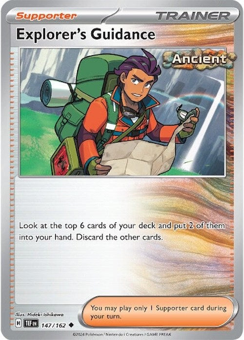 Explorer's Guidance - 147/162 - SV05: Temporal Forces #147/162 Pokémon card