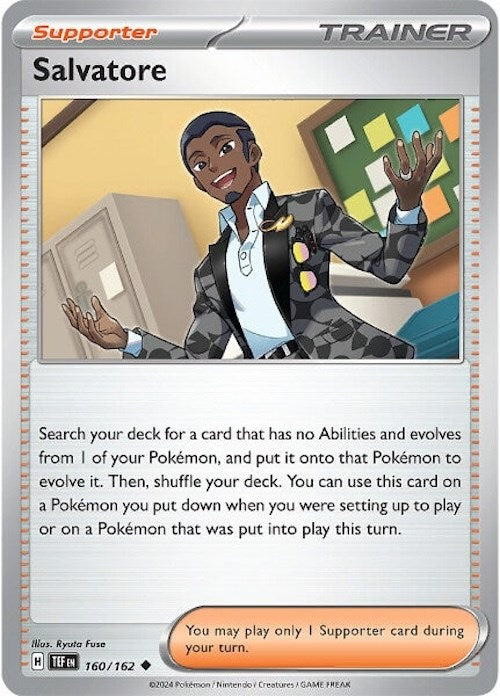 Salvatore - 160/162 - SV05: Temporal Forces #160/162 Pokémon card