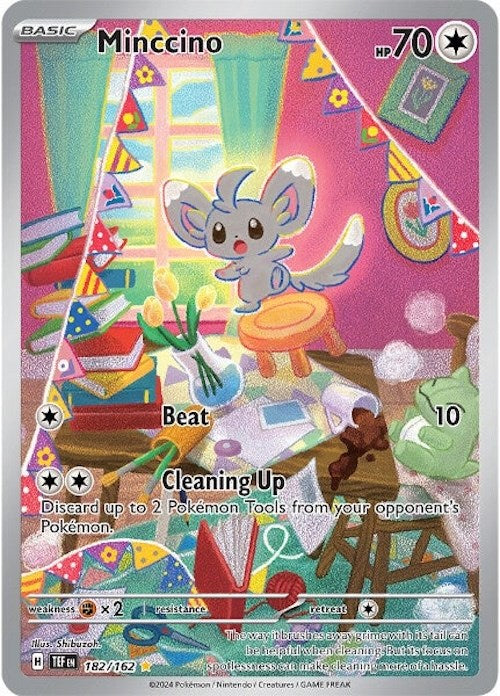 Minccino - 182/162 - SV05: Temporal Forces #182/162 Pokémon card