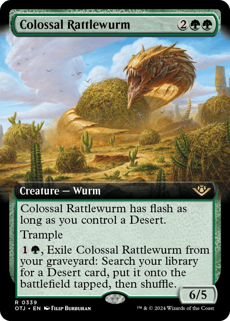 Colossal Rattlewurm Extended Art