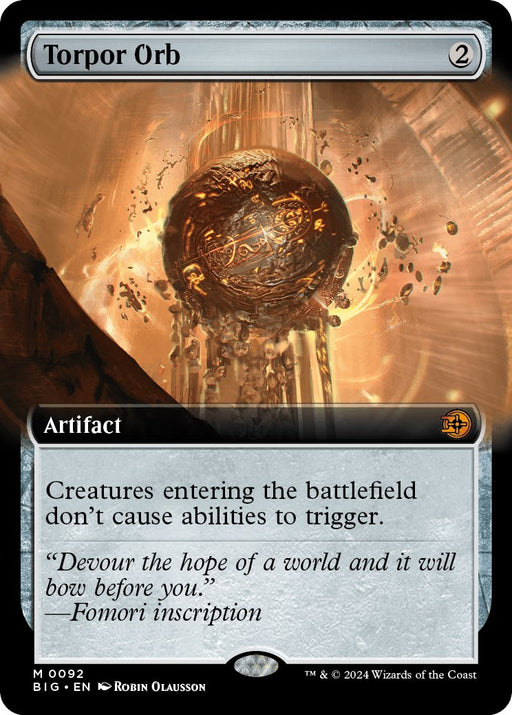 Torpor Orb Extended Art