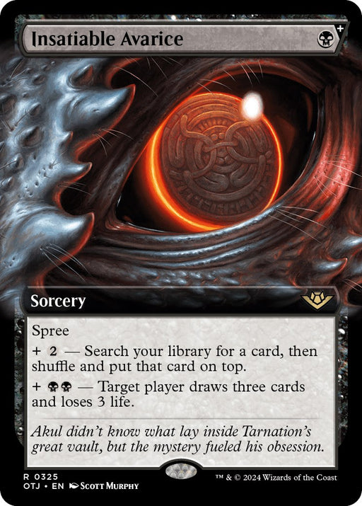 Insatiable Avarice Extended Art