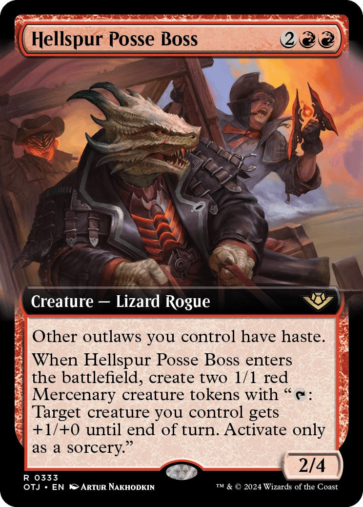 Hellspur Posse Boss Extended Art