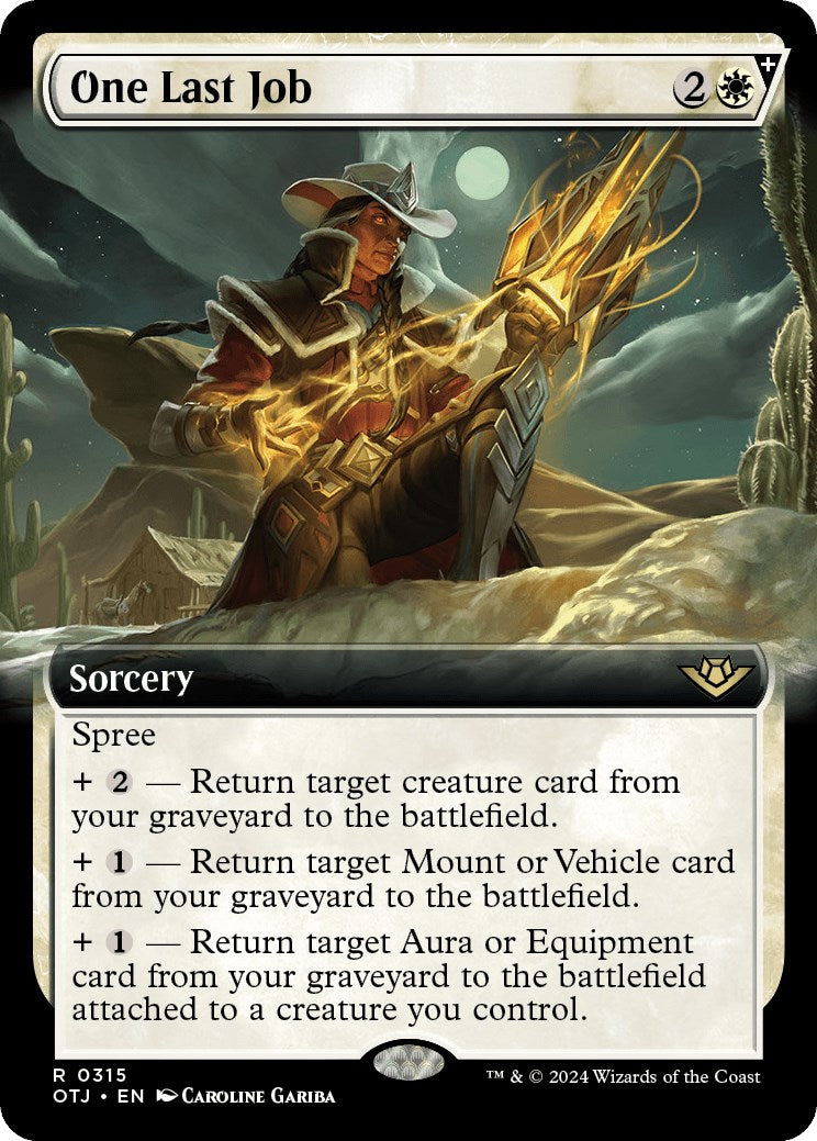 One Last Job Extended Art
