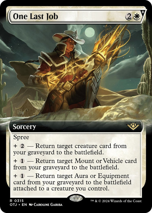 One Last Job Extended Art