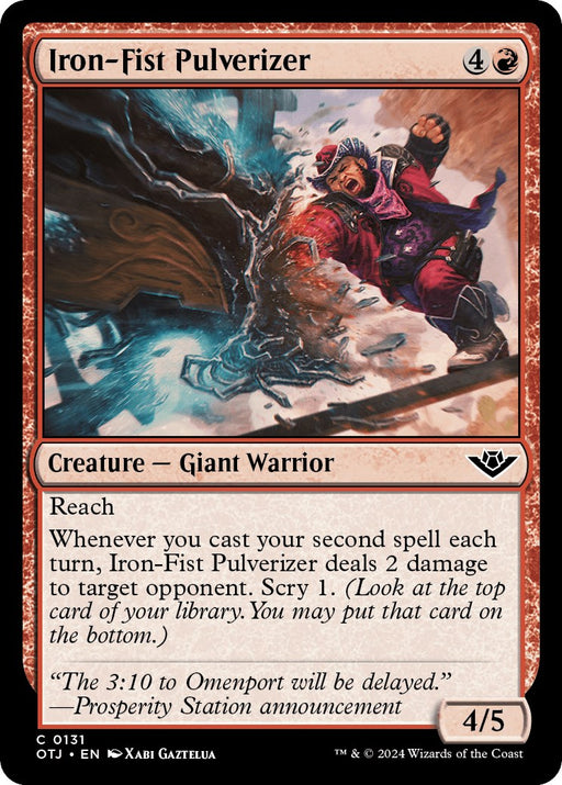 Iron Fist Pulverizer