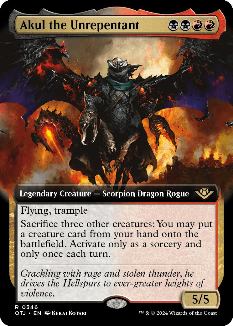 Akul the Unrepentant Extended Art