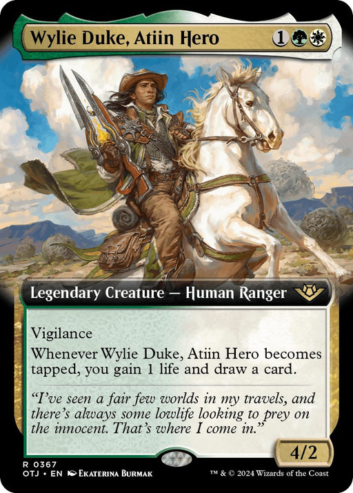 Wylie Duke Atiin Hero Extended Art