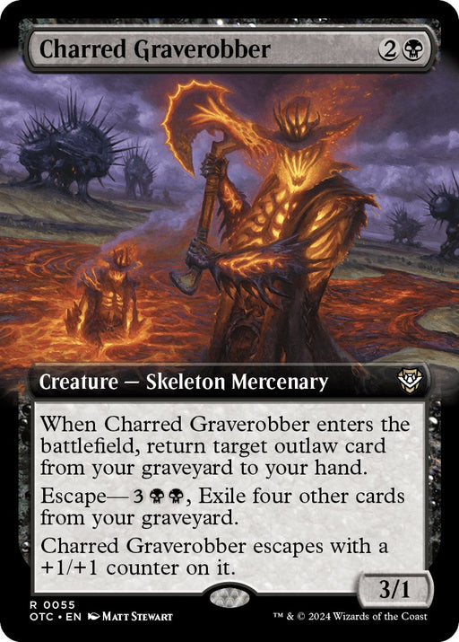 Charred Graverobber Extended Art
