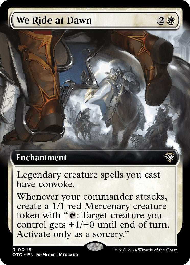 We Ride at Dawn Extended Art