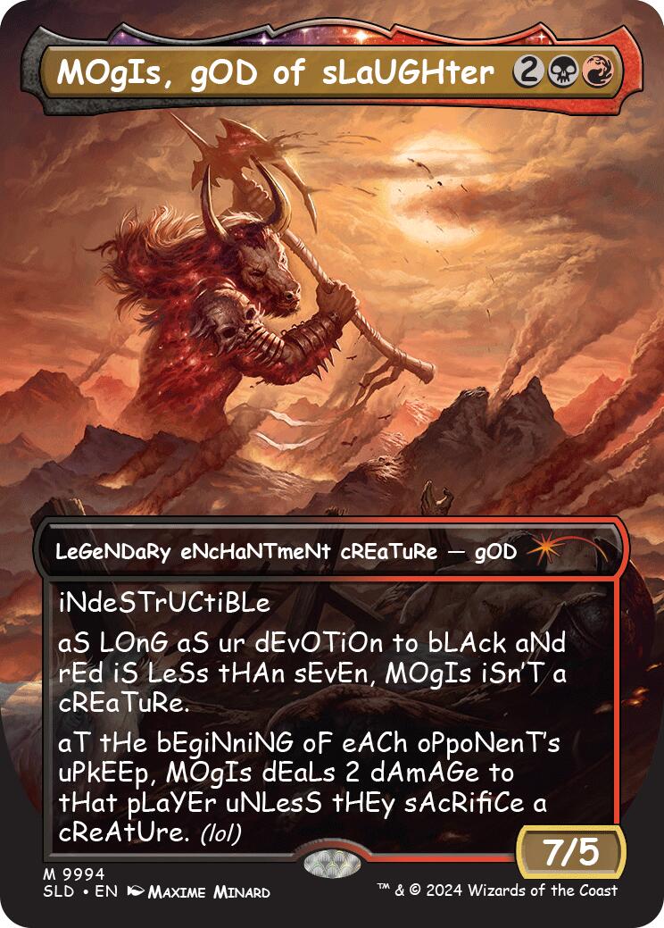 MOgIs gOD of sLaUGHter