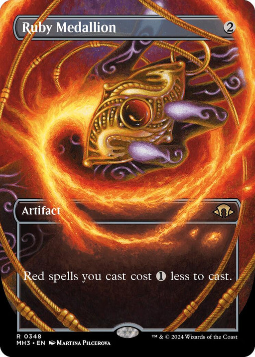 Ruby Medallion Borderless