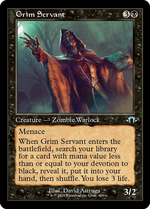 Grim Servant Retro Frame
