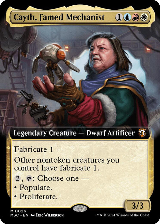 Cayth Famed Mechanist Extended Art